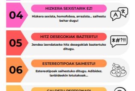 Hizkuntza inklusiboaren aldeko dekalogoa