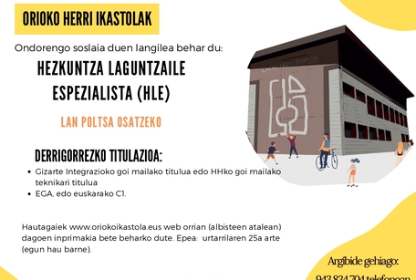 Hezkuntza Laguntzaile Espezialisten lan poltsa