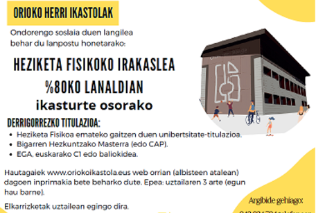 Heziketa fisikoko irakaslea