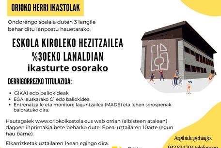 Eskola kiroleko hezitzailea