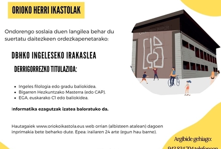 DBHko ingelesko irakasleen lan poltsa