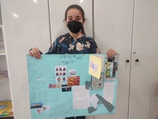 Orioko Herri Ikastola LH5eko “Animals around us” eta LH6ko “About myself” ingeleseko proiektuak aurkezten.