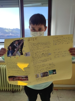 Orioko Herri Ikastola LH5eko “Animals around us” eta LH6ko “About myself” ingeleseko proiektuak aurkezten.