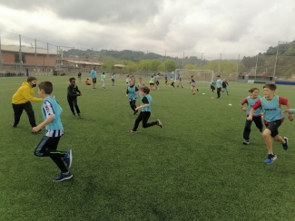 Rugby saioa Orioko Herri Ikastolan