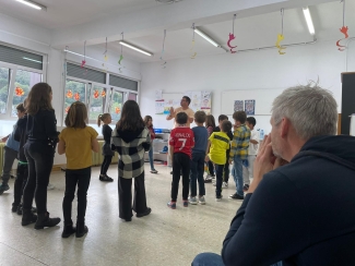 Eabele tjepkema Orioko Herri Ikastolan bisitan izan da.