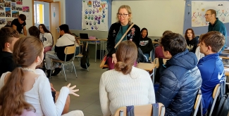 Gales eta Zurriola ikastolako bisitak izan ditugu Ikastolan