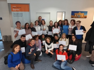Orioko Herri Ikastolako zuzendariak Berlingo Erasmus Formazioan