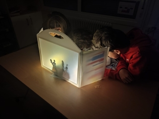 Itzalen misterioa ingeleseko proiektuetan
