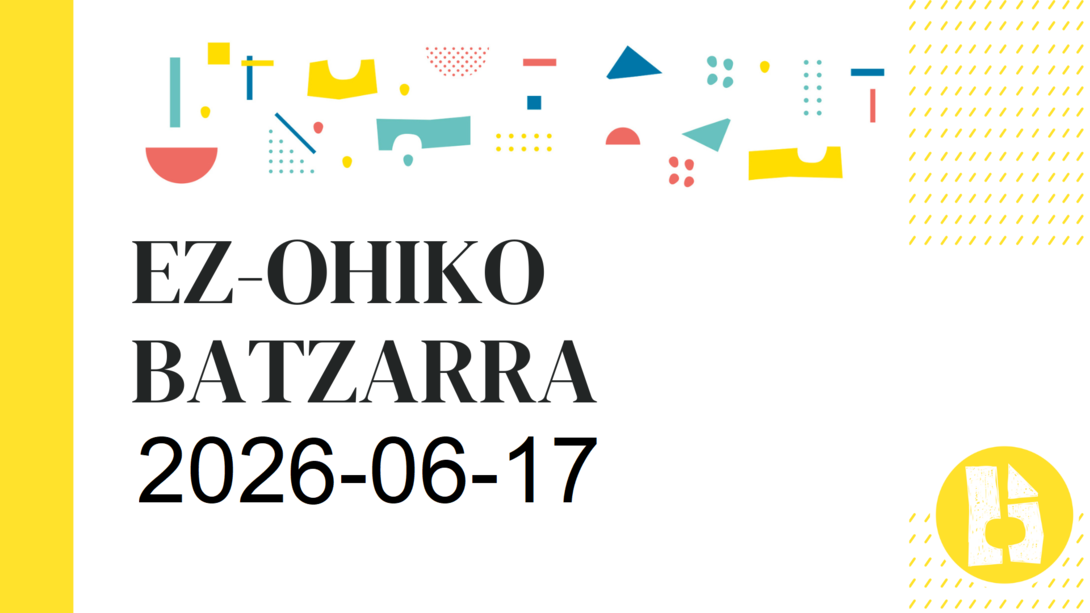Ez-ohiko batzarra 2026